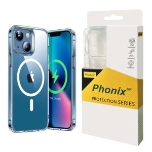 Phonix Apple iPhone 13 Pro Clear Rock Hard Case with MagSafe-CJK136PM