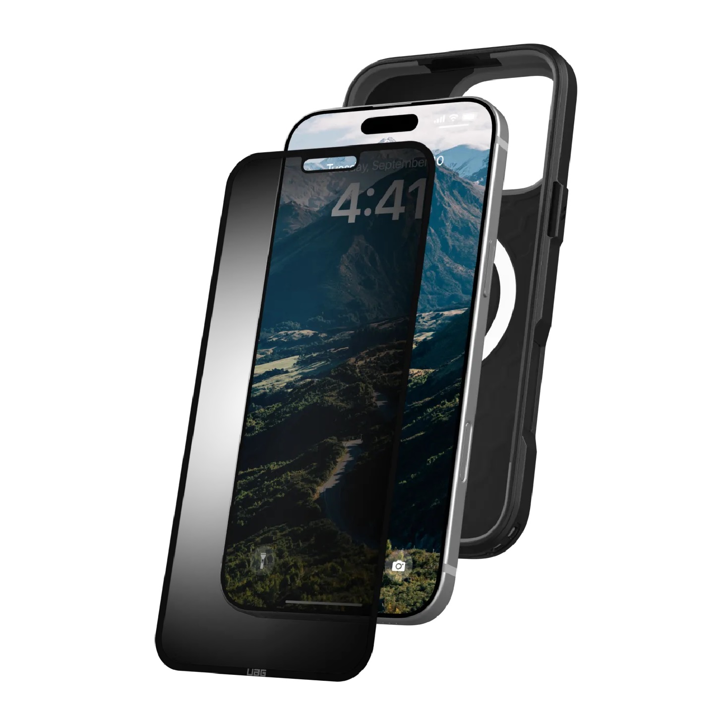 UAG Removable Privacy Apple iPhone 16/ iPhone 15 (6.1') Screen Protector - Glass-14437011NA