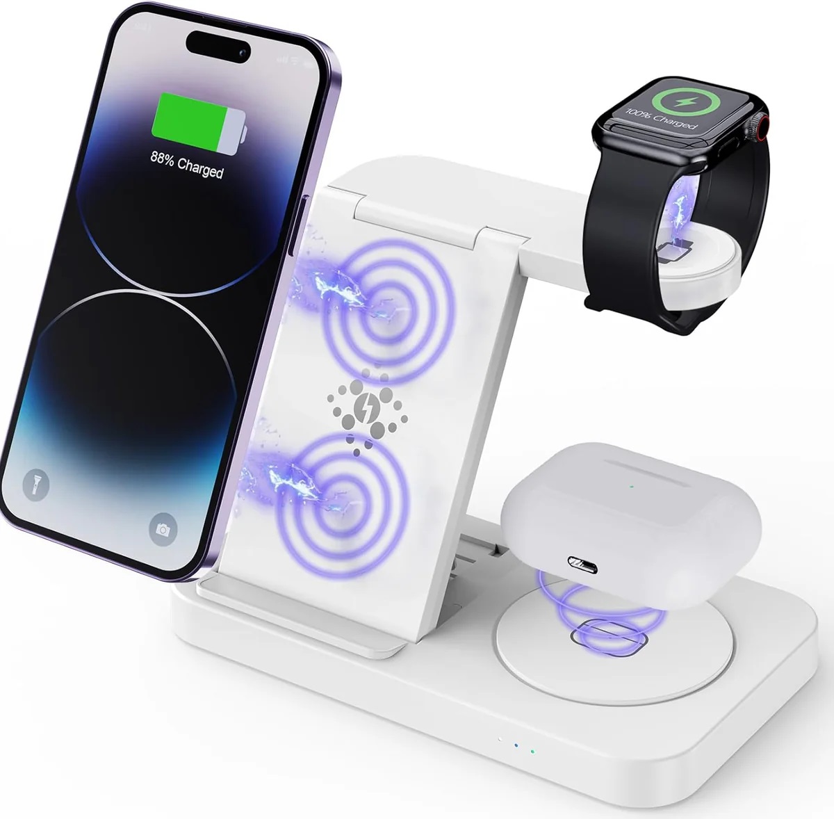 3in1WWCS USP 3-in-1 Wireless Charging Stand - 3in1WWCS