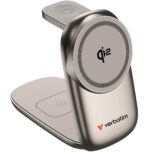 Verbatim 3 in 1 Wireless Docking Qi2 Certified, Magnetic Wireless Charging-67038
