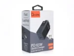 Oxhorn 65W GaN Type C fast Charger - NB-PD65CCAW