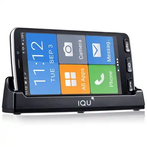IQU SmartEasy Q50 4G 16GB - Black - SMARTEASYQ50BLACK