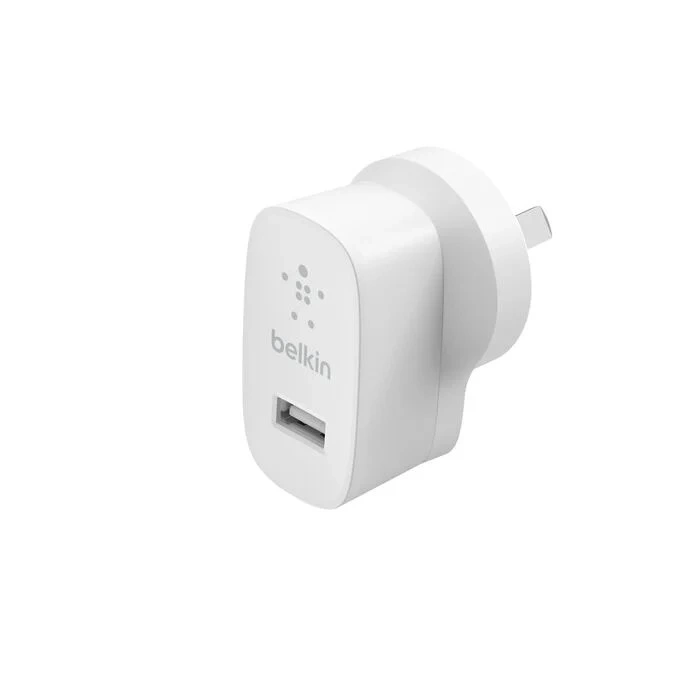 Belkin BoostCharge USB-A Wall Charger (12W)-White - WCA002auWH