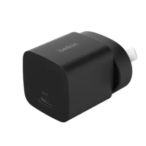 Belkin BoostCharge 25W USB-C PD 3.1 Cubic Wall Charger - Black - WCA012AUBK