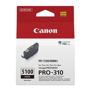Canon PFI5100 Mat Black Ink Cartridge-PFI-5100 MBK