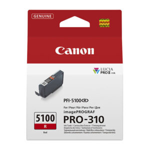 Canon PFI5100 Red Ink Cartridge-PFI-5100 R