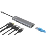 Comsol USB-C 4K HDMI Multiport Adapter with USB-C PD Power-CMMP08