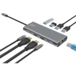 Comsol USB-C Windows DP-Alt Dual 4K HDMI Multi-Port Adapter-CMMP10