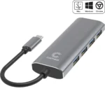 Comsol USB-C to 4 Port USB-A 3.0 Hub-CMU34