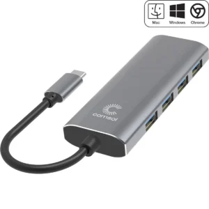 Comsol USB-C to 4 Port USB-A 3.0 Hub-CMU34
