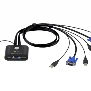 Aten 2 Port USB VGA Cable KVM Switch-CS22U-AT