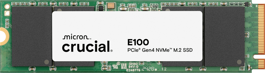 CRUCIAL E100 1TB, M.2 INTERNAL NVMe PCIe4 SSD, 5000R/4500W MB/s -CT1000E100SSD8