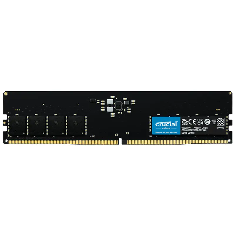 CRUCIAL 16GB DDR5 DESKTOP MEMORY, PC544800, 5600MHz, UNRANKED- CT16G56C46U5 