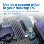 Crucial P310 500GB PCIe Gen4 NVMe 2280 M.2 SSD-CT500P310SSD8