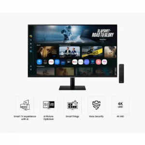 Samsung M7 32" 4K UHD New AI Smart Monitor - Black LS32FM700UEXXY