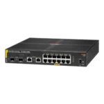 HPE Aruba 6000 12-Port Class 4 PoE & 2-Port SFP/GbE 139W Switch-R8N89A
