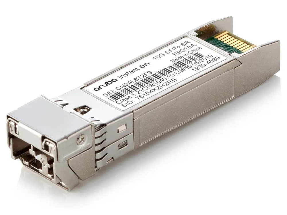 HPE Aruba Instant On 10G SFP+ LC SR 300m OM3 MMF Transceiver-R9D18A