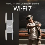 TP-Link BE9300 TRI BAND WI-FI 7 Range Extender, EasyMesh, 2.5 GbE(1), ANT (4)-RE655BE