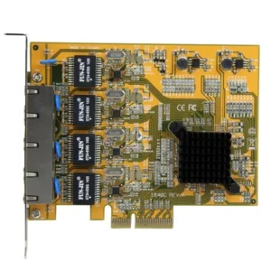 StarTech 4 Port PCIe Gigabit NIC Network Adapter Card-ST1000SPEX43