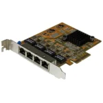 StarTech 4 Port PCIe Gigabit NIC Network Adapter Card-ST1000SPEX43