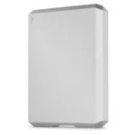 Lacie Mobile Drive V2, External Portable, 2TB, USB-C, Moon Silver - STLP2000400