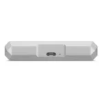 Lacie Mobile Drive V2, External Portable, 2TB, USB-C, Moon Silver - STLP2000400