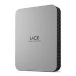 Lacie Mobile Drive V2, External Portable, 5TB, USB-C, Moon Silver - STLP5000400