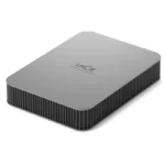 Lacie Mobile Drive V2, External Portable, 5TB, USB-C, Moon Silver - STLP5000400