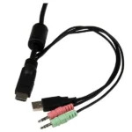 StarTech 2 Port Single HDM KVM Switch, USB-A, Audio, Remote Switch-SV211HDUA - Image 5
