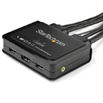 StarTech 2 Port Single HDMI 4K 60Hz Cables KVM Switch w/Audio-SV211HDUA4K - Image 5
