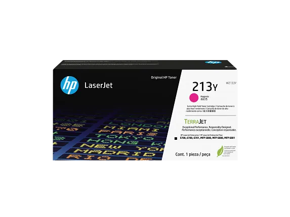 Genuine HP 213Y Magenta Toner Extra High Yield- W2133Y