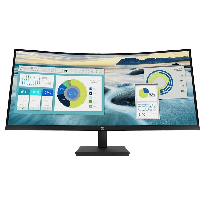 HP P34hc G4 34" UWQHD Curved Business Monitor - 21Y56AA