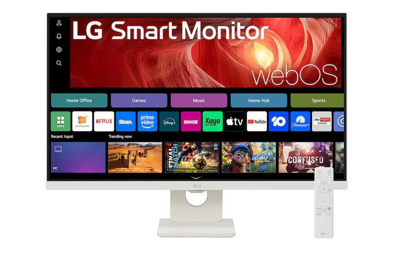 LG 27” 4K UHD IPS Smart Monitor with webOS - 27U731SA-W