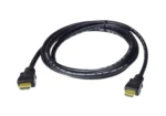 Aten High Speed True 4K HDMI Black Cable With Ethernet 1m- 2L-7D01H