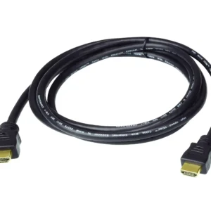 Aten High Speed True 4K HDMI Black Cable With Ethernet 1m- 2L-7D01H