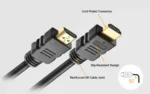 Aten High Speed True 4K HDMI Black Cable With Ethernet 1m- 2L-7D01H - Image 6