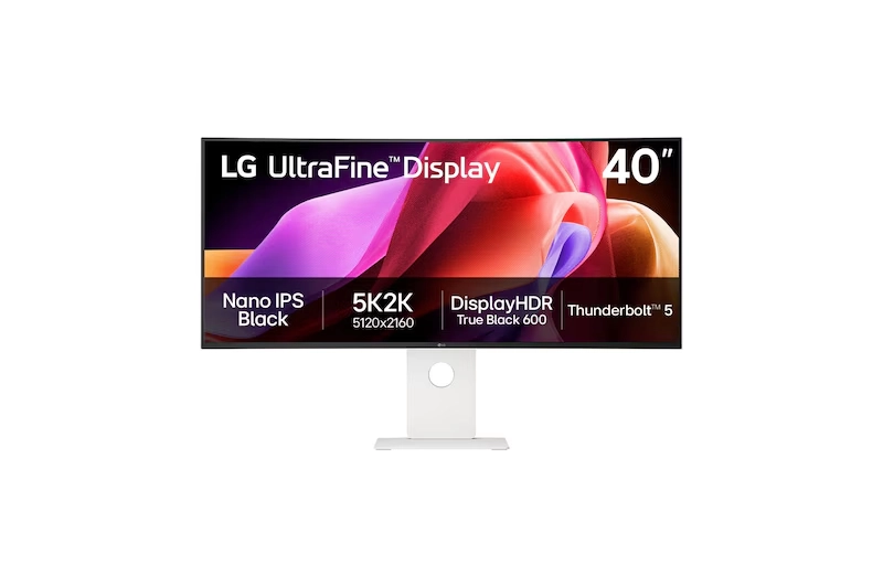 LG UltraFine 40" 5K2K Thunderbolt 5 Nano IPS Monitor - 40U990A-W