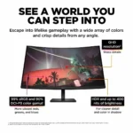 HP OMEN 80 cm 31.5 QHD 165Hz Curved Gaming Monitor - 780K7AA - Image 11