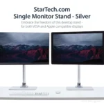 Desktop Monitor Stand With Cable Hook - ARMPIVSTND - Image 2