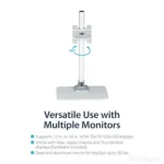 Desktop Monitor Stand With Cable Hook - ARMPIVSTND