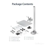 Desktop Monitor Stand With Cable Hook - ARMPIVSTND