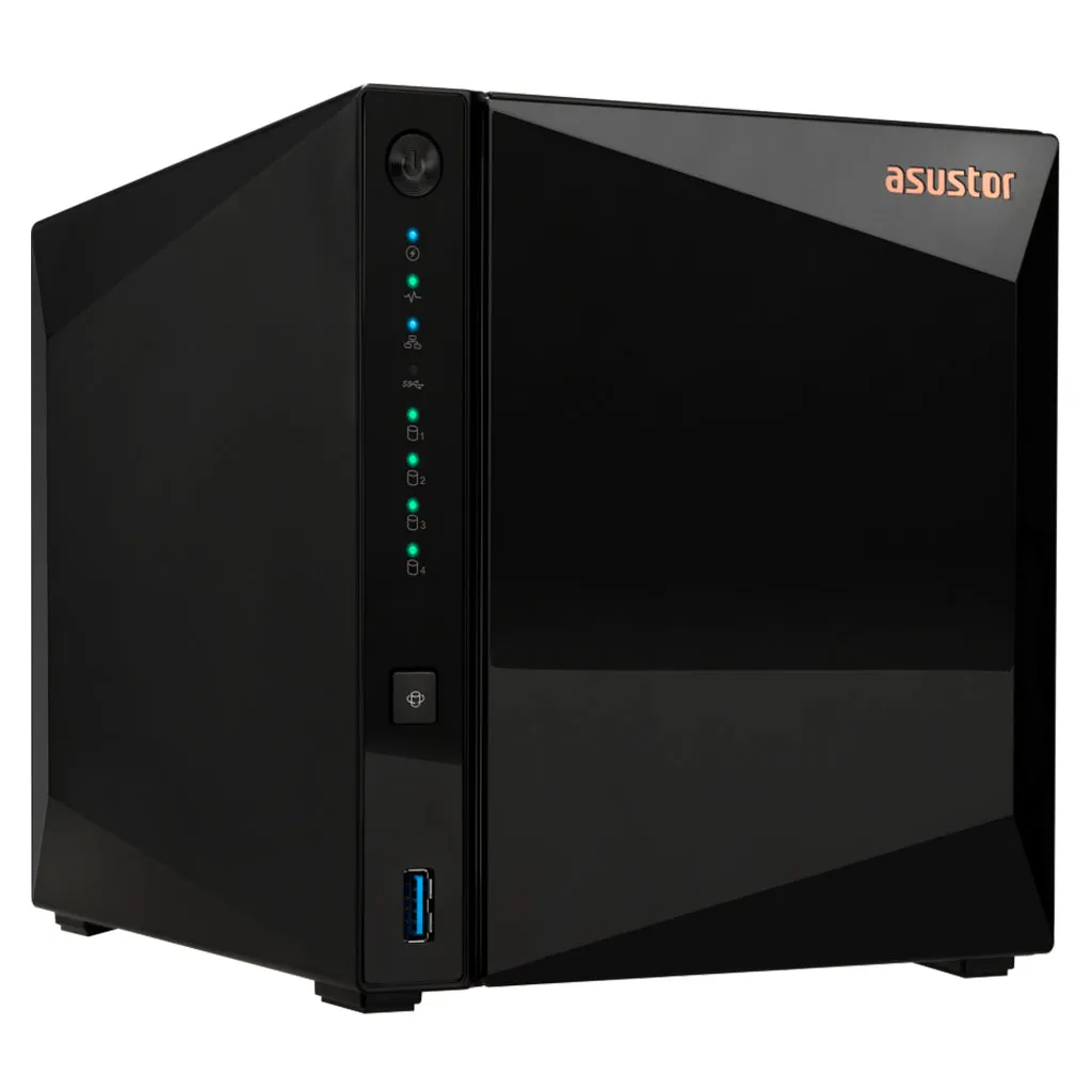 Asustor Drivestor 4 Pro 4-Bay Diskless NAS Realtek RTD1619B Quad-Core CPU 2GB RAM-AS3304T V2