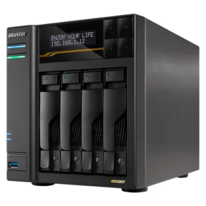 Asustor Lockerstor 4 AS6804T 4-Bay Diskless NAS Ryzen V3C14 Quad-Core CPU 16GB RAM