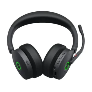 Bonus Black Comsol Qi Charger w/Yealink (BH74) Ms Wireless Stereo Headset -  BH74-MS-C/A-10WQI