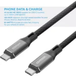 Comsol 2m 10Gbps USB-C to USB-C Cable-CC1020BK - Image 4