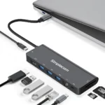 Simplecom USB-C SuperSpeed 9-in-1 Multiport Docking Station - CHN590
