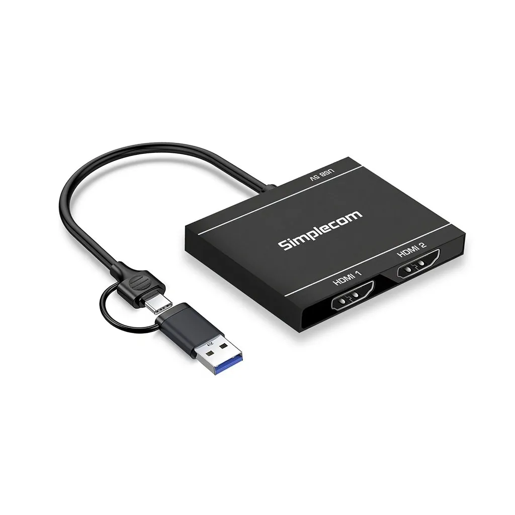 DA327 Simplecom USB-C 3.0 to Dual HDMI Display Adapter - DA327