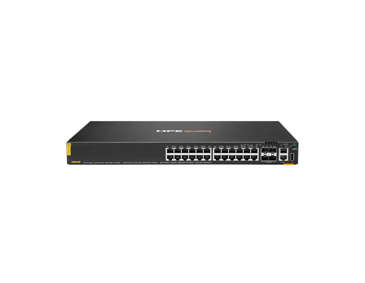 HPE Aruba Networking CX 6200F 48G Class‑4 PoE 4SFP+ 740W Switch-JL728B