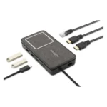 Kensington SD1700P USB-C Dual 4K Portable Dock with Qi Charging - K32800WW