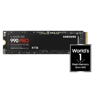 Samsung 990 PRO 4TB PCIe 4.0 NVMe M.2 2280 SSD - MZ-V9P4T0BW